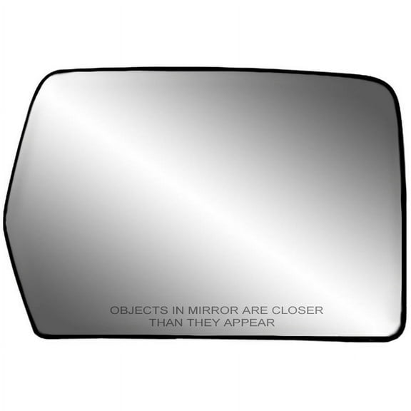 80196 - Fit System Passenger Side Non-heated Mirror Glass w/ backing plate, Chevrolet Express Full Size Van, GMC Savana Full Size Van 96-02, 8 3/ 16" x 7 1/ 2" x 9 3/ 16"