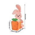 thumbnail image 3 of Nilvkv Cute Rabbits Carrot Candy Biscuits Packaging Bag Baking Card Set 10pcs, 3 of 6
