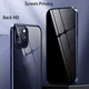 thumbnail image 2 of Funda para iPhone 13 Pro Max 6.7" (instalación magnética), funda protectora transparente de doble capa con protector de pantalla de privacidad, cubierta protectora de metal de vidrio magnético de dobl, 2 of 4