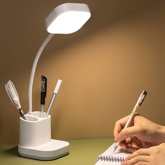AZXY Desk Lamp,Gooseneck Lamps,Corded Electric Adjustable Height Desk Lamps for Bedroom,Led Desk Lights for Home Office Bedroom Reading