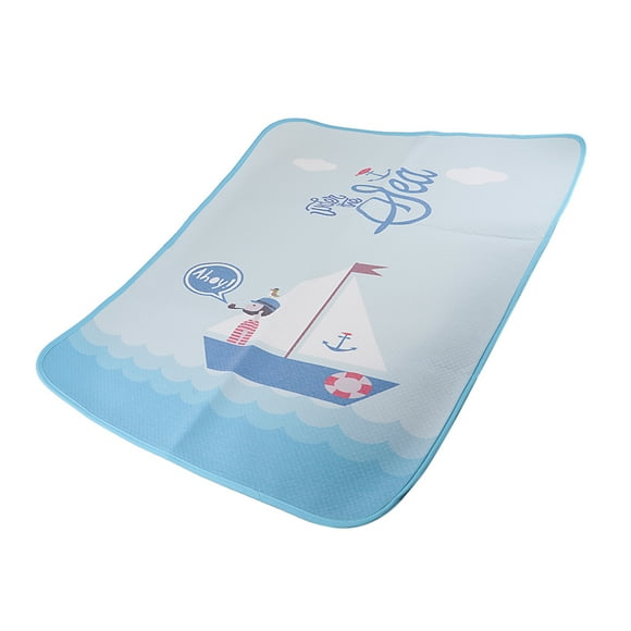 Almohadil de cama para urinario de incontinencia con pelícu protectora para y bebés ultragrande Barco- 100x60cm Zulema Cojín impermeable de la cama