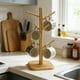 thumbnail image 5 of Árbol para tazas con 6 ganchos, soporte de madera para tazas, portavasos, organizador de cocina, accesorios para cafeterías, decoración, organizador de cocina, soporte de almacenamiento, portavasos de, 5 of 7