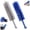 Gray+blue, variant on Fan Cleaner Brush, Flexible Ceiling Fan Cleaner, New Bendable Dusting Brush for Electric and Blind, Reusable Microfiber Dust Collector