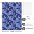 thumbnail image 2 of 2 Pcs Pioneer Flower Floral Print Pattern Kitchen Towels, Funny Microfiber Dish Towel Set, 18" X 26" Tea Towels, 2 of 6