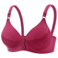 thumbnail image 2 of Bixock Wireless Bra for Women No Underwire Plus Size Seamless Tank Bra Fixed Cups Wide Straps Stretch Casual Home Wear Women Under Wear, 2 of 6