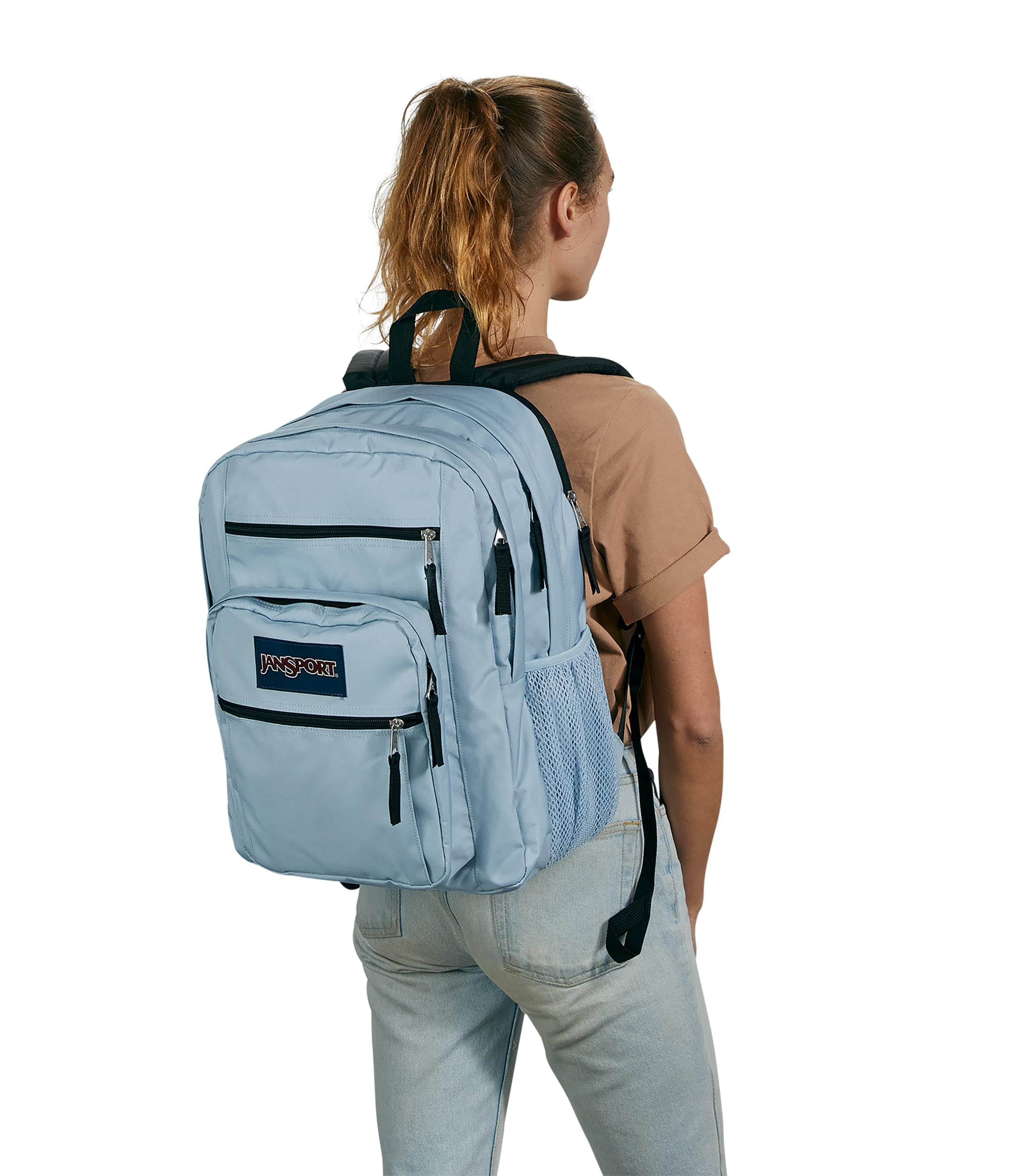 Jansport blue topaz big student backpack new arrivals
