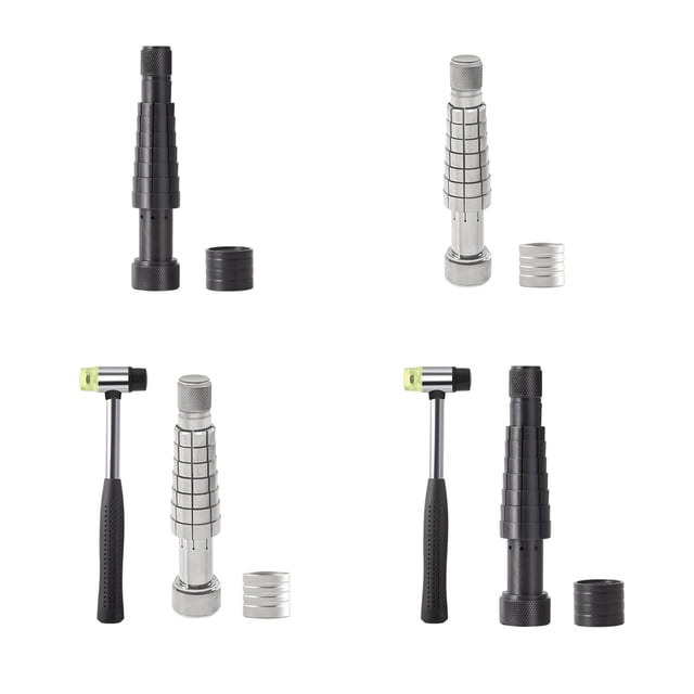 mmirethe Ring Stretcher Expand Rings With High Precision And Seismic Resistance Carbon Black + rubber hamme 1Set