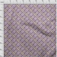 thumbnail image 4 of oneOone Georgette Viscose Purple Fabric Asian Diy Clothing Quilting Fabric Print Fabric By Yard 42 Inch Wide, 4 of 4