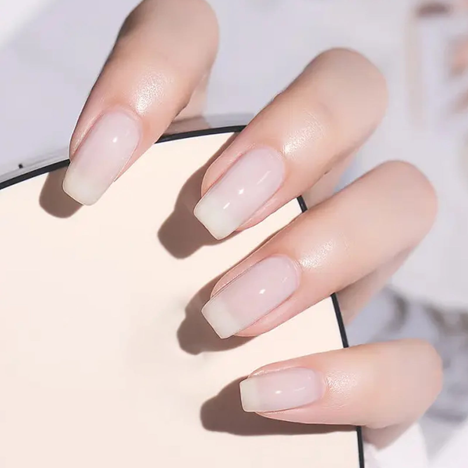 Clear Acrylic Nails on 500pcs Clear False Nails Tips Lady Acrylic Finger Nail Tips Clear on Nails Medium Length Long Nail Tips Acrylic on Nails for Girls Age 5 Acrylic Tips Long