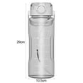 thumbnail image 6 of Ludlz 2000ML Water Cup Large Capacity Food Grade Sealed Leak-proof with Scale Drink Sport Water Bottle with Straw Household Supplies, 6 of 8