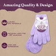 thumbnail image 4 of Set de calcetines y guantes humectantes Purple Fuzzy para mujer, 4 of 6