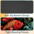 thumbnail image 4 of Fish Square Non-Slip Rubber Bottom Printed Desk Mat Mousepad for Office and Gaming - 8.3x9.8 Inch, 4 of 6
