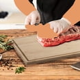 thumbnail image 3 of Hammont Bamboo Rectangle Kitchen Cutting Board and Serving Tray 15"x11"x0.5" 2 Pack, 3 of 6