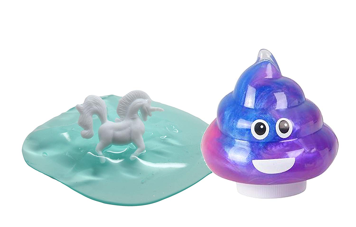 Unicorn Slime Pack of 2 - Slime Sucker Poop - / Putty / Slime / Ooze