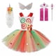 thumbnail image 2 of Vestido de princesa Rainbow Candy con WigTutu, disfraz de Cosplay para niños, traje de fiesta de cumpleaños zhangyuxiang unisex, 2 of 2