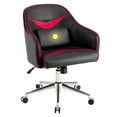 thumbnail image 1 of Costway Office Chair Task Desk Swivel Adjustable Height w/ Massage Lumbar Support Red, 1 of 10