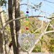 thumbnail image 5 of Colgante de ala de ángel de cristal con bolas de cristal colgantes, atrapasol para la decoración de ventanas del hogar, 5 of 5