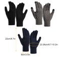 thumbnail image 4 of Sonducket Guante de manopla para mensajes de texto con pantalla táctil para hombres y mujeres, dedos cálidos mientras usa dispositivos Premium guantes y mitones Azul oscuro, 4 of 6
