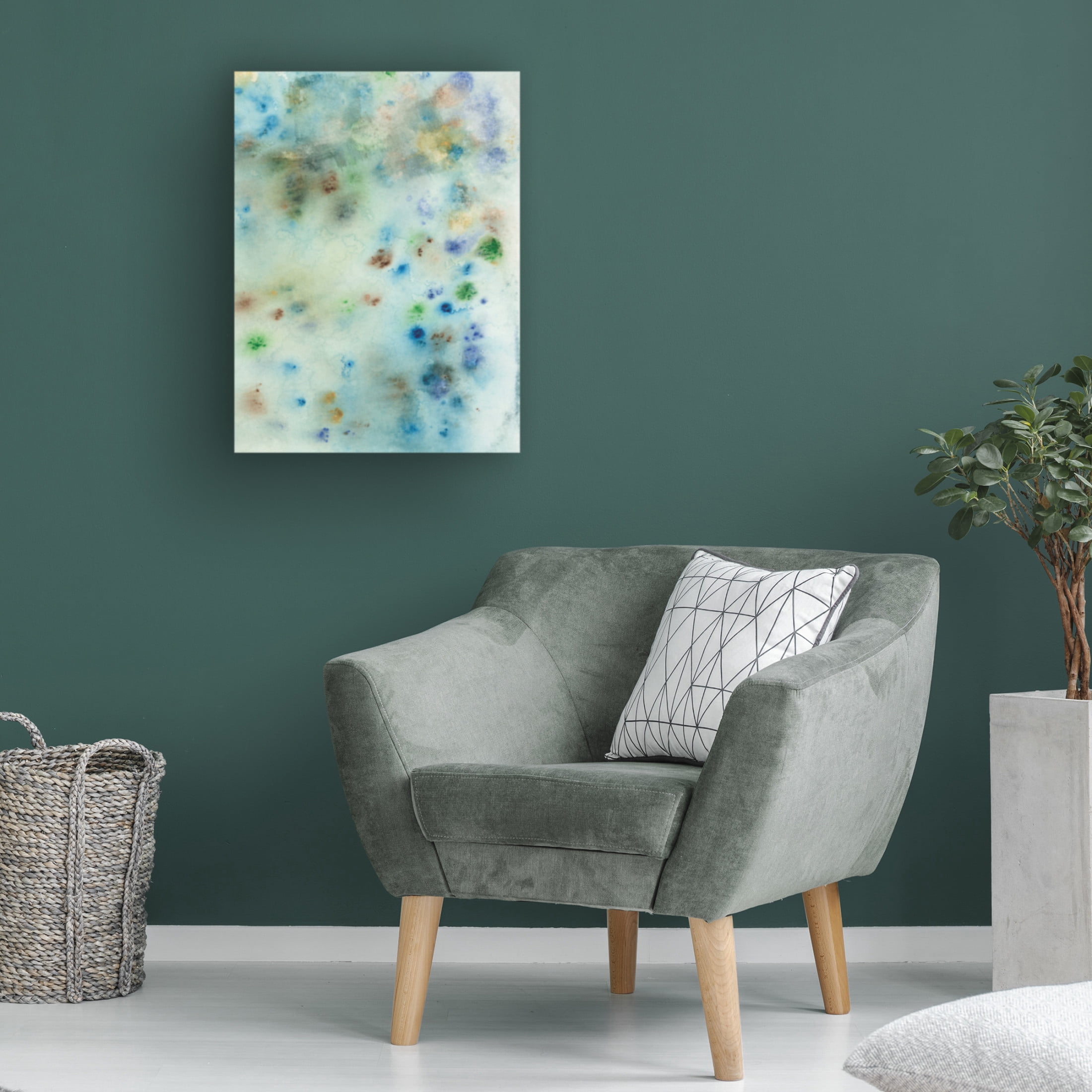 Canvas Wall Art - Jodi Fuchs 'Hawaiian Rain IV' Wall Art for Living Room, Bedroom, or Office Décor by Trademark Fine Art - 14 x 19 Inches