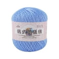 thumbnail image 2 of AJKSFHIU Lace Thread,Skein Yarn,DIY Woven Mercerized Cotton Yarn,Threads Crochet Lace Hand Knitting Yarn Embroidery Arts Crafts,Baby Fine Thread Crochet Yarn, 2 of 9