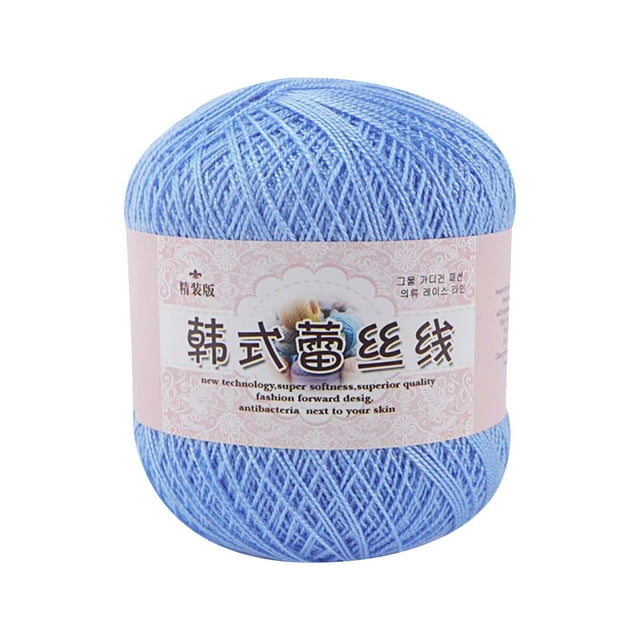 Fil pour Crochet Fil Dentelle Bricolage Tissé Mercerisé Bébé Fil Fin Fil à Crocheter Fil à Crocheter pour Crocheter