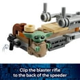 thumbnail image 5 of LEGO Star Wars The Mandalorian & Grogu's Speeder Bike - Building Toy for Boys & Girls, Ages 6+ - Great Gift for Kids - W/ 2 Star Wars Figures - 75436, 5 of 8