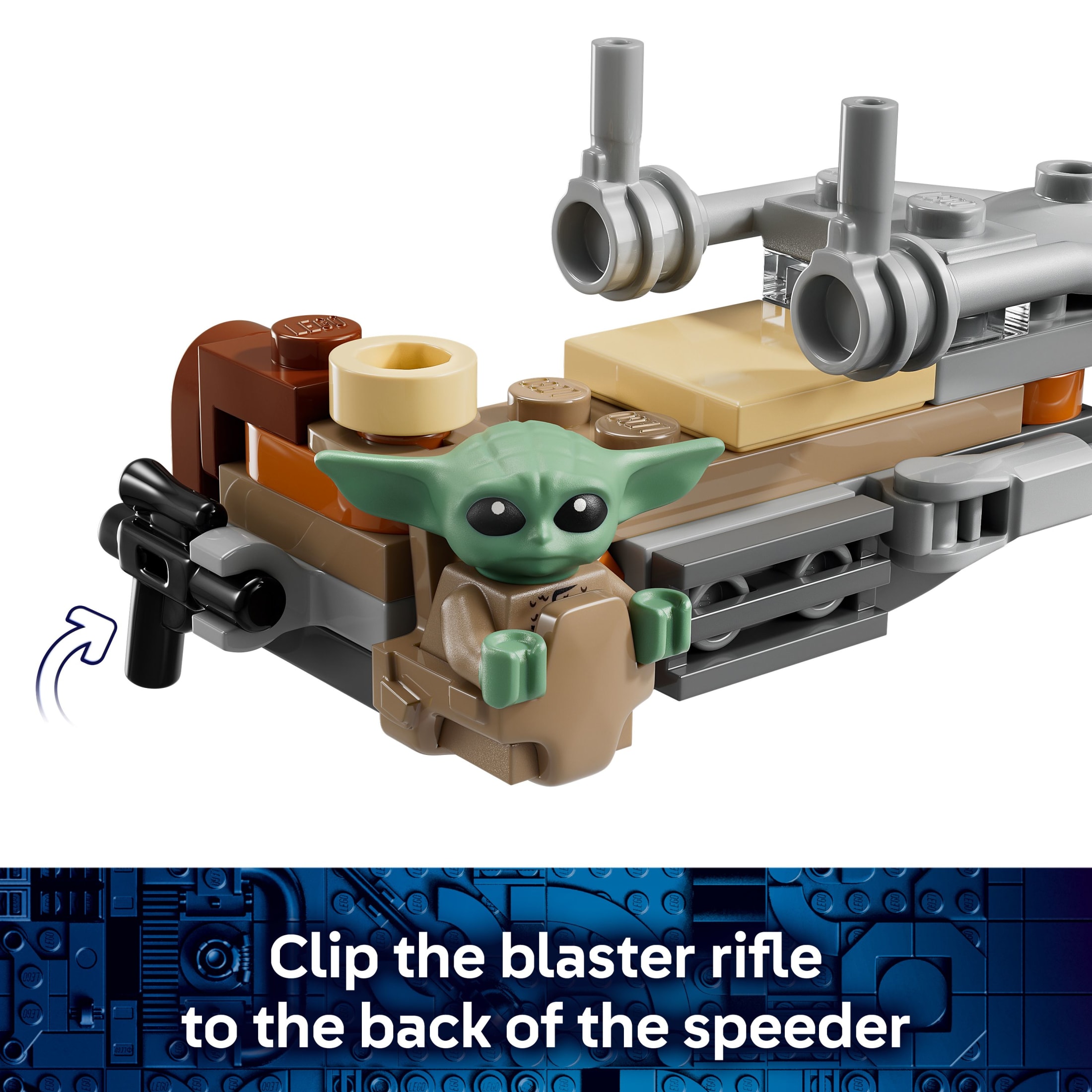LEGO Star Wars La Moto Speeder de The Mandalorian y Grogu - Juguete de Construcción para Niños y Niñas, Mayores de 6 Años - Gran Regalo para Niños - Incluye 2 Figuras de Star Wars - 75436 4