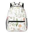 thumbnail image 1 of Balery Wildflower Watercolor 2 Mochila Escolar Impresa, Mochila Ligera para Viajes Casual, Mochila Duradera y Cómoda Multifuncional, Mochila para Laptop-One Size, 1 of 5