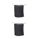 thumbnail image 4 of Yuarrent Cesta de lavandería portátil y plegable para una fácil organización, ahorra espacio, cesta de lavandería plegable, color negro Negro 2Conjunto, 4 of 6