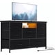 thumbnail image 1 of 8 - cajón cómoda mesa de TV con LED & power outlet para 55\, 1 of 8