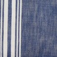 thumbnail image 4 of Fennco Styles Contemporary Striped Fringe Cotton Table Runner 13" W x 72" L - Blue Table Cover for Home, Dining Table Décor, Family Gathering, Banquets and Special Events, 4 of 5