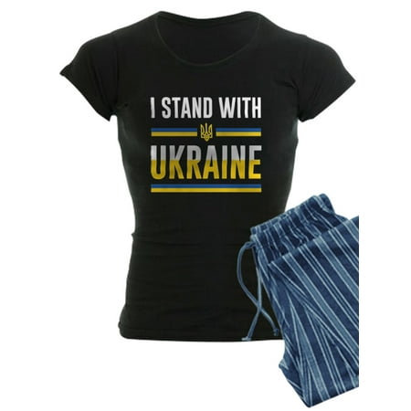 

CafePress - I Stand With Ukraine - Women s Dark Pajamas