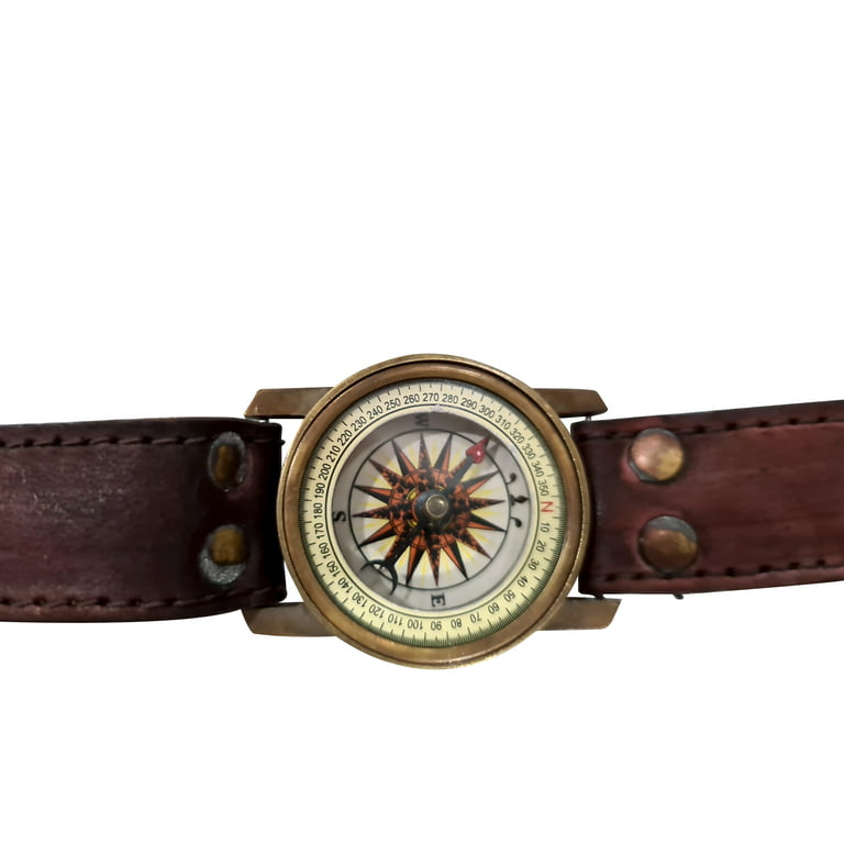 Leather Cuff Watch, Men's Watch, Steampunk Watch, Custom Watch Strap,  Leather Watch Band, Wrist Watch, Mechanical Watch, Personalized Gift 