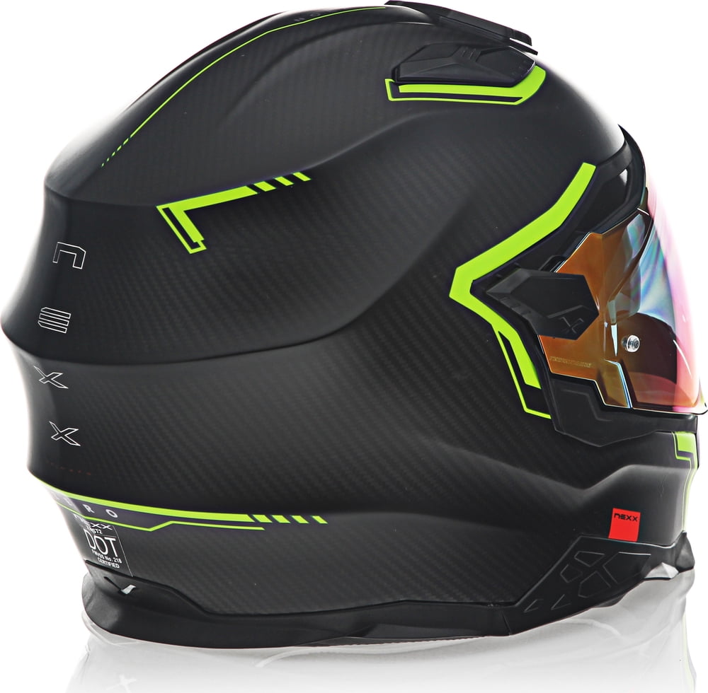 Nexx X.WST 2 Carbon Zero 2 Motorcycle Helmet Matte Yellow LG Nexx X.WST 2 Carbon Zero 2 Motorcycle Helmet Matte Yellow LG