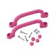 thumbnail image 4 of 2 piezas de accesorios para patio de juegos, barras de agarre para casa de juegos, accesorios para columpios Rosa, 4 of 9