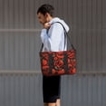 thumbnail image 7 of Rocae Tomatoes And Chili for Travel Shoulder Bag Top Handle Handbag with Yoga Mat Buckle for Gym, Work, Travel, 7 of 7