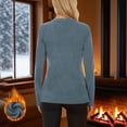 thumbnail image 6 of BLVB Thermal Shirts for Women Long Sleeve Tops Ladies Fleece Lined Undershirt Soft Crewneck Base Layer Tops for Winter Cold Weather, 6 of 8