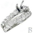 thumbnail image 3 of Pompeii White Gold 1 1/2ct G SI Diamond Engagement Wedding Ring Set (G,SI), 3 of 3