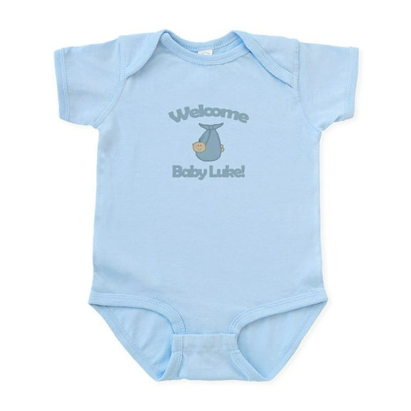 CafePress - Welcome Baby Luke Infant Bodysuit - Baby Light Bodysuit, Size Newborn - 24 Months