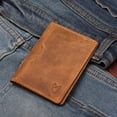 thumbnail image 3 of czcpp-Leather Credit Card Holder Wallet for Men and Women, Thin Bifold RFID Blocking Wallet, Slim Front Pocket Minimalist Wallet, Small Card Case, 3 of 4