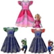 thumbnail image 1 of Vestido de princesa Peach para niños y niñas, traje de Carnaval de Halloween, 1 of 2