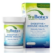 TRUBIOTICS, Daily Probiotic Supplement for Digestive Health, Men and Women, 30 Capsules