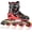 Red, variant on PrimeCook Shop Vinal Girls Adjustable Flashing Inline Skates, All Wheels Light Up, Fun Illuminating Skates for Kids Men Adult Women and Boys