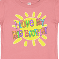 thumbnail image 4 of Inktastic I Love my Big Brother- sun and rainbow letters Boys or Girls Baby T-Shirt, 4 of 5