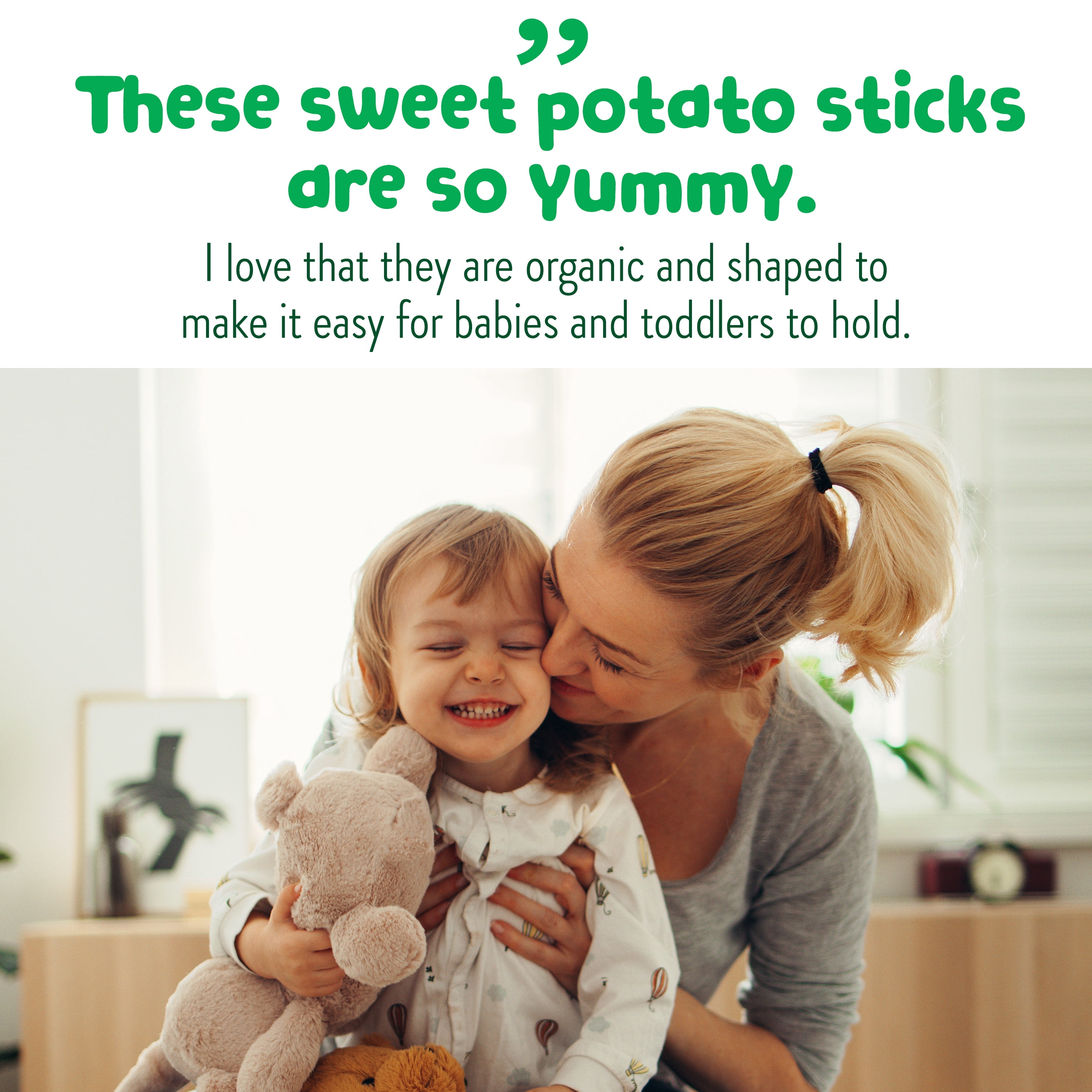 Little Bellies Organic Sweet Potato Pick-Me Sticks 0.56 oz Bag