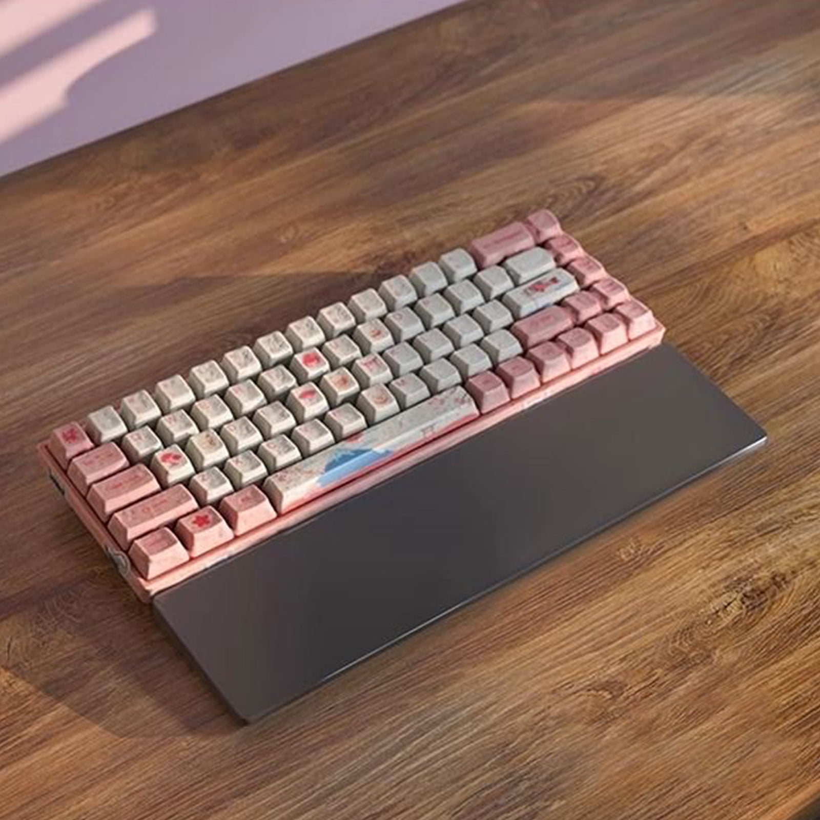 Ergonomic Acrylic Hand Wrist Rest for Mechanical Keyboards, NonSlip Support Cushion for Office Work and Gaming