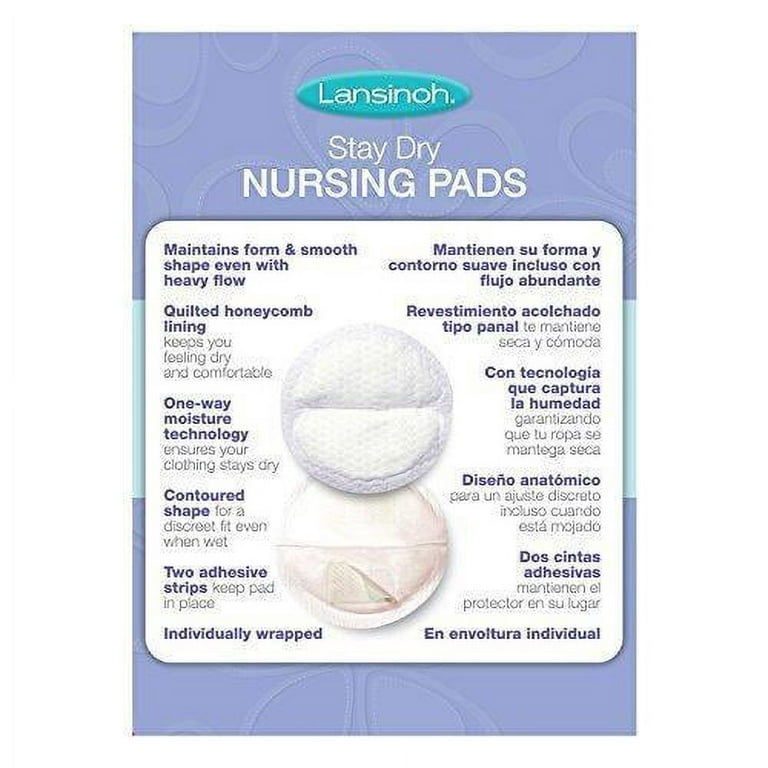 Lansinoh Stay Dry Nursing Pads - 60 ct
