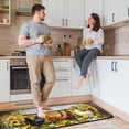 thumbnail image 5 of Rooster Kitchen Mats for Floor Kitchen Rugs Sets of 2 Non Slip Washable Sunflower Kitchen Rugs Anti Fatigue 47x17 Inch and 29x17, 5 of 6