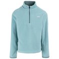 thumbnail image 1 of Trespass Girls Fleece Jumper Sybil - 1/2 Zip Contrast Colour, Binding on Cuffs, Facing on Inner Collar, Knitted, 100% Polyester, 1 of 4