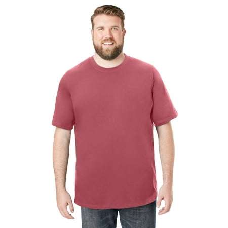 Boulder Creek By Kingsize Men's Big & Tall Heavyweight Jersey Crewneck T-Shirt